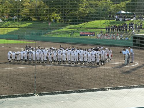 2011年9月11日　秋季大会1回戦ＶＳ新城東